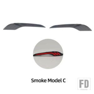 シボレー マリブ XL 2019-23 用 LED リアバンパーリフレクターライト ブレーキダイナミックウィンカーアクセサリー - Smoke Model C