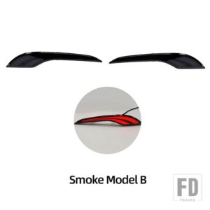 シボレー マリブ XL 2019-23 用 LED リアバンパーリフレクターライト ブレーキダイナミックウィンカーアクセサリー - Smoke Model B