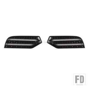 トヨタ セコイア 2022 2023 用 LED DRL ヘッドライト アイブロウ デイタイム ランニング ライト ダイナミック イエロー ターン サイン フォグラ - Position B