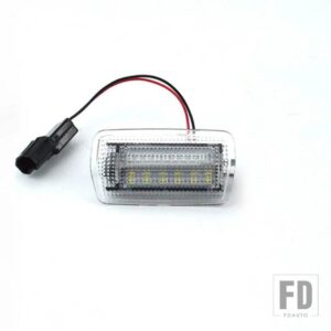 レクサス トヨタ ランドクルーザー 200シリーズ 150シリーズ プラド MK4 J150 ES240 IS250 RX350用 LEDドアカーテシーライト電球 ホワイト/レッ - L side