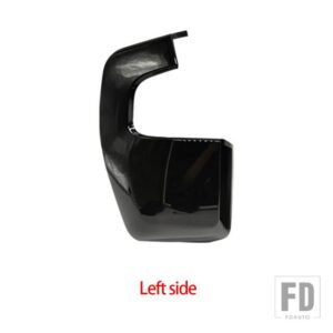 バックミラーサイドミラーカバートリムキャップ FORD TRANSIT CUSTOM V362 TOURNEO CUSTOM 2014-2023 サイドミラーケースアクセサリー - Black Left side
