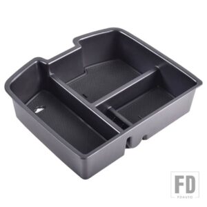 GMC SIERRA 1500/2500/3500/YUKON/YUKON XLCHEVY SILVERADO /AVALANCHE/SUBURBANアクセサリー用自動車用 アームレスト収納ボックストレイ - Black