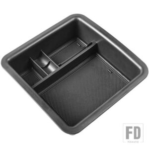 トヨタ 06-21 FJ クルーザー用アクセサリー 内装カスタム 中央収納 仕分けボックス 階層化 整理 装飾 - Black