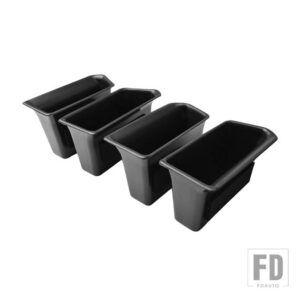 VW 4個 /セット 車内側フロントドアハンドル収納ボックストレイホルダー アトラス テラモント 2017-2020 カーアクセサリー - 4pcs 2017-2022 Atlas