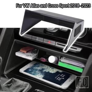 VW センターコンソールオーガナイザートレイ アトラス アクセサリー 2018-23 アームレスト収納 グローブボックス用 - Console Organizer