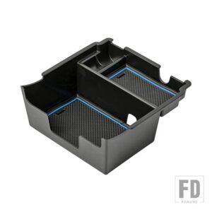スバル クロストレック インプレッサ 2018-23 センターコンソールトレイボックス ギアシフトトレイオーガナイザー - Blue