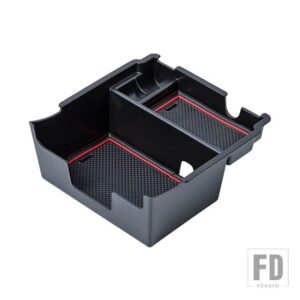 スバル クロストレック インプレッサ 2018-23 センターコンソールトレイボックス ギアシフトトレイオーガナイザー - Red