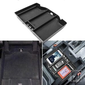 自動車用 アームレスト収納ボックストレイ ダッジ ラム 1500 2500 3500 2019-24 アクセサリー RAM 1500 2500 3500 グローブボックス - Black 2