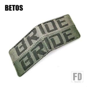 EDBETOS BRIDEウォレット オートウォレット BRIDE財布 バージョン2 レーシングシートファブリックとレザーキャンバスタカタウォレットキーケー - Gray-BRIDE-Wallet