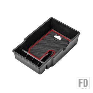 2014-2021-23 JEEP RENEGADE アクセサリーコンテナ 収納グローブボックス センターコンソールトレイオーガナイザー 収納ボックス - Red Line