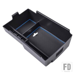 シボレー エクイノックス 3 MK3 3代目 2017-2019-24年式用 センターコンソール カップ 電話 カードホルダー 収納ボックス - Blue 1