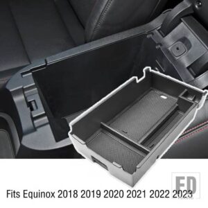 シボレー エクイノックス 3 MK3 3代目 2017-2019-24年式用 センターコンソール カップ 電話 カードホルダー 収納ボックス - Black 2