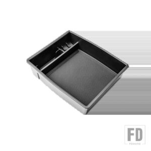 トヨタ センターコンソールオーガナイザートレイ タコマ 2024 アームレスト収納ボックス セカンダリーカーセンターコンソールインサートボック - black3