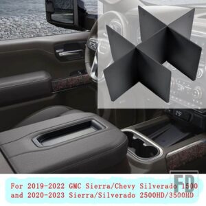 シボレー センターコンソールオーガナイザートレイ 2019-2022年式 シルバラード 1500/GMC シエラ 15002020-2023年式 シルバラード/シエラ 2500 - Insert Dividers