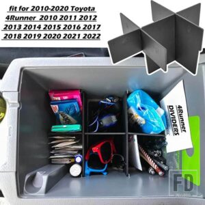 トヨタ センターコンソールオーガナイザー 5代目 4RUNNER 2010-2022 2023 アクセサリー アームレスト グローブボックス - Console Organizer
