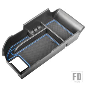 トヨタ カムリ XLE XSE 2018-2022 2023 カムリ LE SE 2020 用アームレストセカンダリーストレージボックススプリングUSBポート2個 ブラケットト - Blue