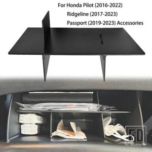 ホンダ センターコンソールオーガナイザーインサート パイロット 2016-2020 2021 2022 / リッジライン 2017-2022 2023 / パスポート 2019-2023 - Black 2