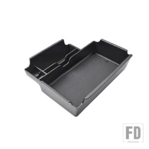 フォード エクスプローラー 2020-24用センターコンソールトレイ アームレスト収納ボックスアクセサリー カーセンター カーコンソールオーガナイ - Armrest box black