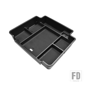 シボレー サバーバン タホ ユーコン 2021-23 用アクセサリー 自動車用 中央アームレスト収納ボックス 収納 整理 サバーバン用 - black2