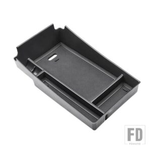 ホンダ HRV 2023 2024 センターコンソールオーガナイザー カップホルダー ウォーターコーヒーホルダートレイ 自動車用 アームレスト収納ボック - Armrest box black