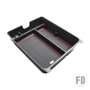 ホンダ 2023-2024年式 パイロット用センターコンソールダッシュボードトレイセンターコンソールダッシュボードカーアクセサリー収納ボックスカ - Red