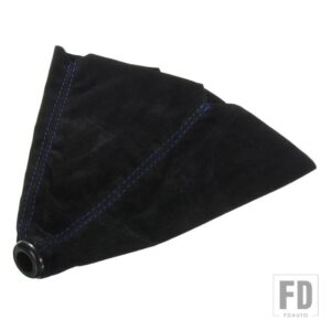 汎用 MT/AT レザーシフトカラー ギアシフトノブ シフター ゲーター ブーツカバー レッド イエロー ブルー ブラック ステッチ - Suede Leather