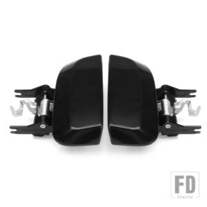 日産 パスファインダー R51 2005-2013 82607-EA502 82606-EA502 OE:1030514 用 左+右車リア外装ドアハンドル 2個 - Black