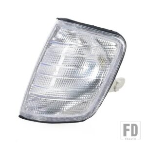 メルセデスベンツ Eクラス W124 1985-1994 1995 1996 1248261243 1248261143 用 車フロントコーナーライト ウィンカーインジケーターランプ - White-1Left