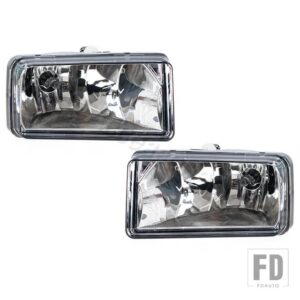 シボレー フロントバンパーフォグランプ シルバラード 2500HD 3500HD タホ サバーバン アバランチ 2007-2013 GM2593160 GM2592160 - White Lens-1Pair