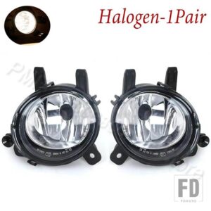 BMW フロントバンパー フォグランプ ドライビングライト 電球付き 3シリーズ F30 F31 F34 F35 2012-15-2019 63177248911 63177248912 - Halogen-1Pair