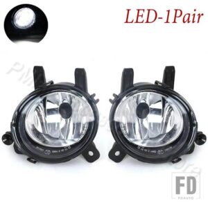 BMW フロントバンパー フォグランプ ドライビングライト 電球付き 3シリーズ F30 F31 F34 F35 2012-15-2019 63177248911 63177248912 - LED-1Pair