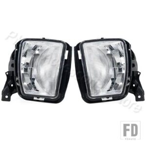 ダッジ ラム 1500 2013-18 自動車用 フロントバンパー フォグランプ フォグランプ フォグランプ アセンブリ 68104820AB 68104820AC - Clear-1Pair