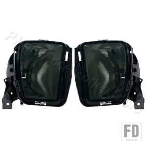 ダッジ ラム 1500 2013-18 自動車用 フロントバンパー フォグランプ フォグランプ フォグランプ アセンブリ 68104820AB 68104820AC - Smoke-1Pair