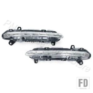 メルセデスベンツ DRL フォグランプ LED デイタイムランニングライト Sクラス W221 S350 S500 C250 C300 2008-2013 2218201756 2218201856 - 1 Left and 1 Right