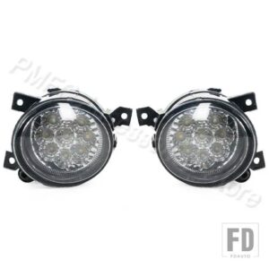 VW フロントバンパー フォグランプアセンブリ フォグランプ LED ホワイトゴルフ MK5 ジェッタ ラビット 2005-09 1KD941700 1KD941699 - 1 Left and 1 Right