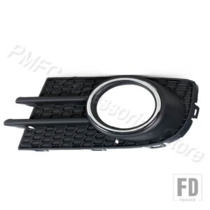 VW フロントバンパーフォグランプギルフォグライトフレームカバー ティグアン 2012 2013 2014-2018 EUバージョン 5N0853666 5N0853665 - silver left