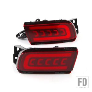 トヨタ 10-19 ランドクルーザー プラド 150 LC150 FJ150 GRJ150 テールブレーキ リアフォグランプ ウィンカー バンパーリフレクターライト - Red Lens