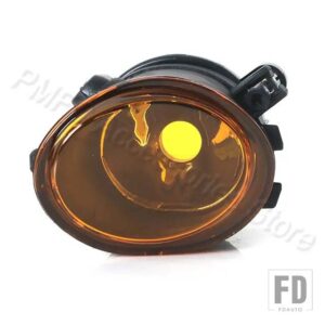 BMW 自動車用 ライト フロントフォグランプ フォグライトアセンブリ クリア/イエロー 3シリーズ M5 E39 2001-2003 M3 E46 2002-2005 631778940 - Yellow Shell-1Left