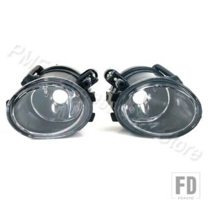 BMW 自動車用 ライト フロントフォグランプ フォグライトアセンブリ クリア/イエロー 3シリーズ M5 E39 2001-2003 M3 E46 2002-2005 631778940 - Clear Shell-1Pair