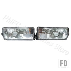 BMW 自動車用 フロントバンパー フォグライトアセンブリ フォグランプ カーアクセサリー 3シリーズ E36 318 320 323 325 328I 1992-1998 63178 - White-1Pair