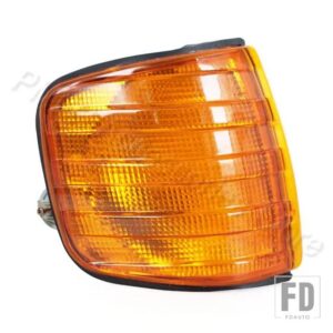 フロントコーナーライト ベンツ W126 260SE 280SE 300SE 380SE 420SE 300SEL 500SEL 560SEL 0008209021JP フロントフォグランプ用 - Yellow-1Right