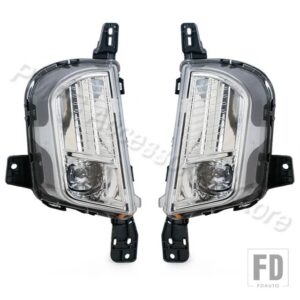デイタイムランニングフロントバンパーDRL FORD EDGE 2019 2020 フォグランプ LEDデイタイムランニングライト ドライビングフォグライト ヘッド - 1 Left and 1 Right