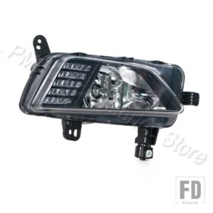 VW フロントバンパーフォグランプDRLフォグランプドライビングライトデイタイムランニングライトポロ2018-21 2G0941661A用 - Only 1 Right
