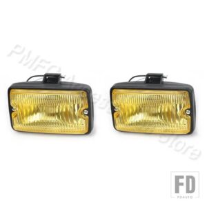 プジョー 自動車用 フロントフォグランプ フォグランプ DRL ドライビングランプ スポットライト スポットランプ カーライト 205 GTI CTI 106 3 - Yellow Shell-2Pcs