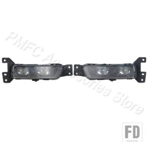 ジープ フロントバンパー LED DRL デイタイムランニングライト フォグランプ グランドチェロキー 2017-2022 ダッジ デュランゴ 2018-2022 6827 - 1 Left and 1 Right