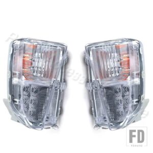 トヨタ DRL フロントバンパー フォグライト アセンブリ デイタイムランプ ドライビングライト デイライト プリウス ZVW30 2012-2015 81511-470 - 1 Left and 1 Right