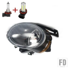 フロントバンパーフォグランプフォグランプアセンブリドライビングランプ VWパサートB6 2006 2007 2008 3C0941699 3C0941700A ハロゲンLED - Halogen LED-1 Left