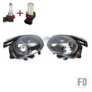 フロントバンパーフォグランプフォグランプアセンブリドライビングランプ VWパサートB6 2006 2007 2008 3C0941699 3C0941700A ハロゲンLED - Halogen LED-1 Pair