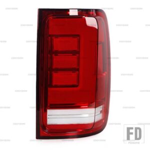VW 自動車用 LEDテールライト ブレーキライト ウィンカーランプ リアテールライトアセンブリ アマロック V6 2009-2017-20用 - Red Shell-Right