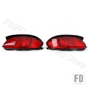 レクサス リアバンパー ブレーキライト テールフォグライト リアウィンカー ストップランプ レッドレンズ 電球付き RX300 RX330 RX350 2003-20 - 1 Left and 1 Right